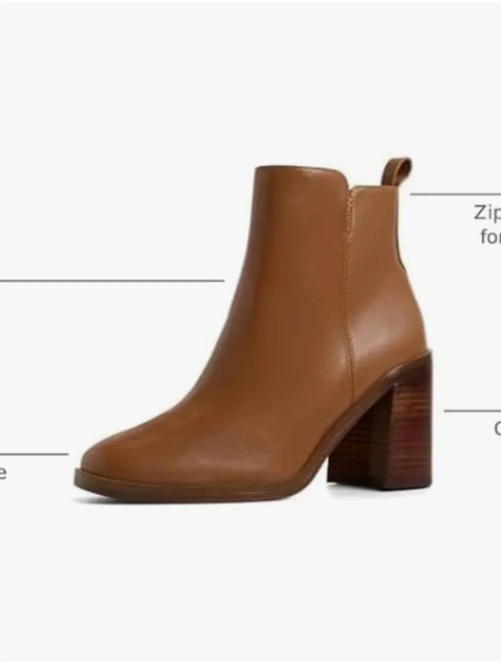 ALDO Women's Hay Casual Boots, Cognac Size 8 New In Box